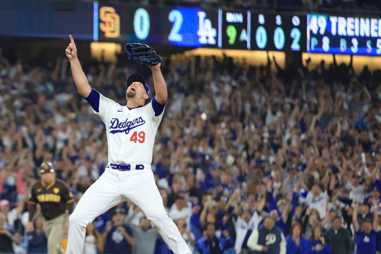 Dodgers vencen a Padres con otra blanqueada y avanzan a la Serie de Campeonato de la Liga Nacional