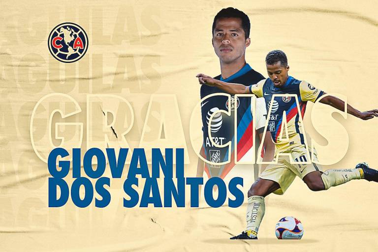 El América le da las gracias a Giovani Dos Santos y anuncia su salida