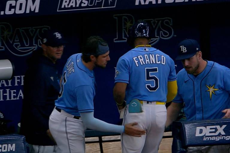 Rays envían a Wander a la banca por razones disciplinarias