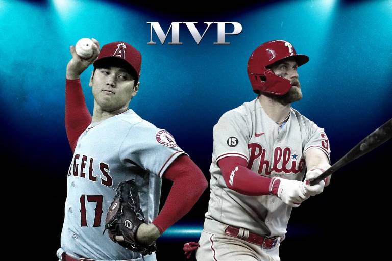 Shohei Ohtani y Bryce Harper son nombrados los Más Valiosos del 2021 en Grandes Ligas