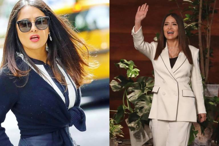 Sorprende Salma Hayek sin maquillaje en redes sociales