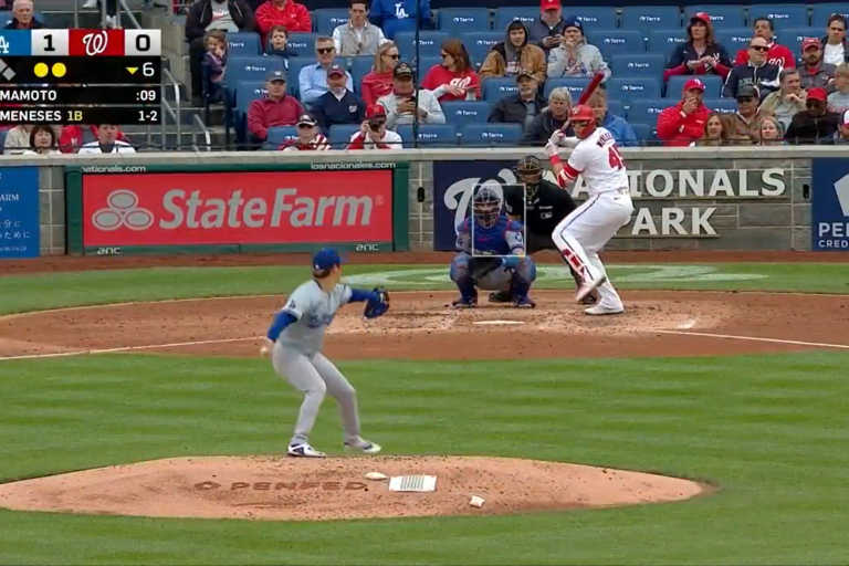 ¡Encendido! Joey Meneses conecta tres hits por Nacionales