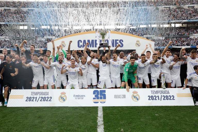 Real Madrid es el nuevo campeón de LaLiga tras golear al Espanyol