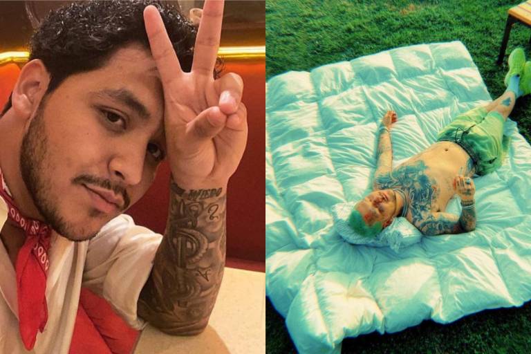 Christian Nodal estrena look y muestra por primera vez su pecho sin tatuaje de Belinda