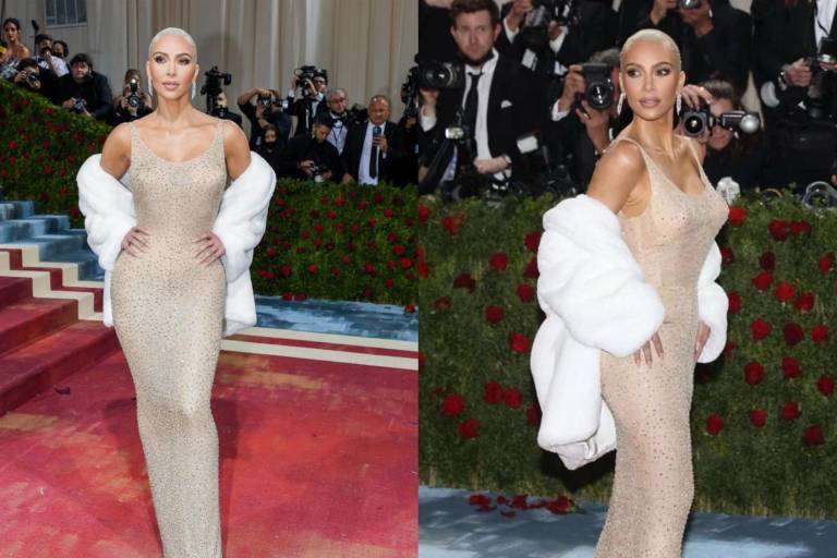 Kim Kardashian destroza el vestido de Marilyn Monroe luego de la Met Gala