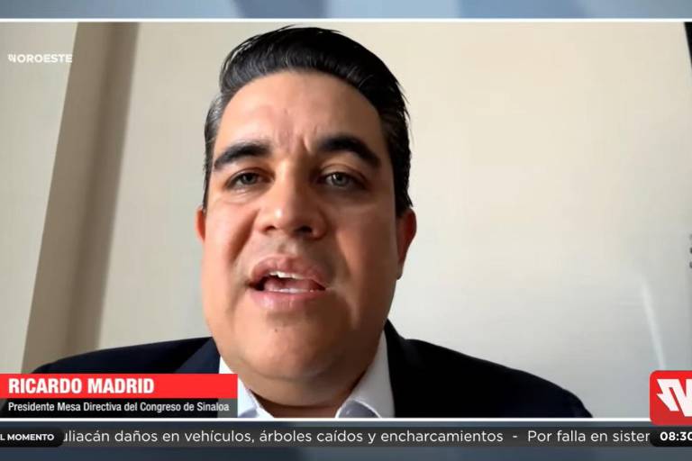 Congreso de Sinaloa tiene tiempo para nombrar a fiscal y reformar leyes pendientes, señala Ricardo Madrid