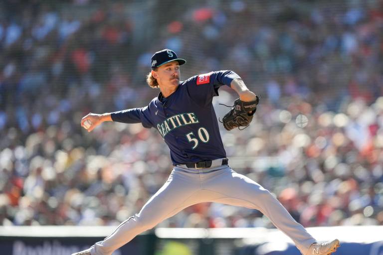 Bryce Miller abrirá el Juego 1 de la Serie de Campeonato por Seattle; Bryan Woo sigue en evaluación
