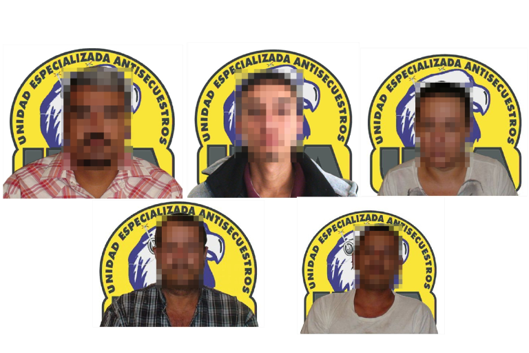 Sentencian a 5 secuestradores a penas que van de 45 a 72 años de cárcel