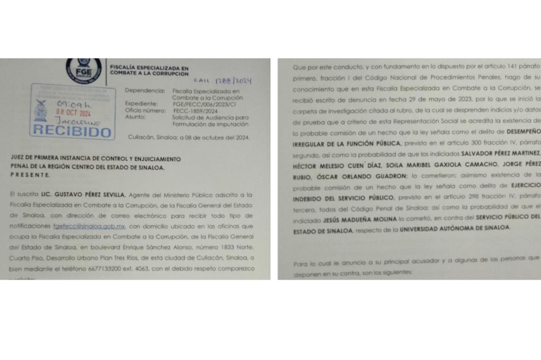 Llega nueva judicialización contra funcionarios de la UAS por compras irregulares; ahora son $125.5 millones