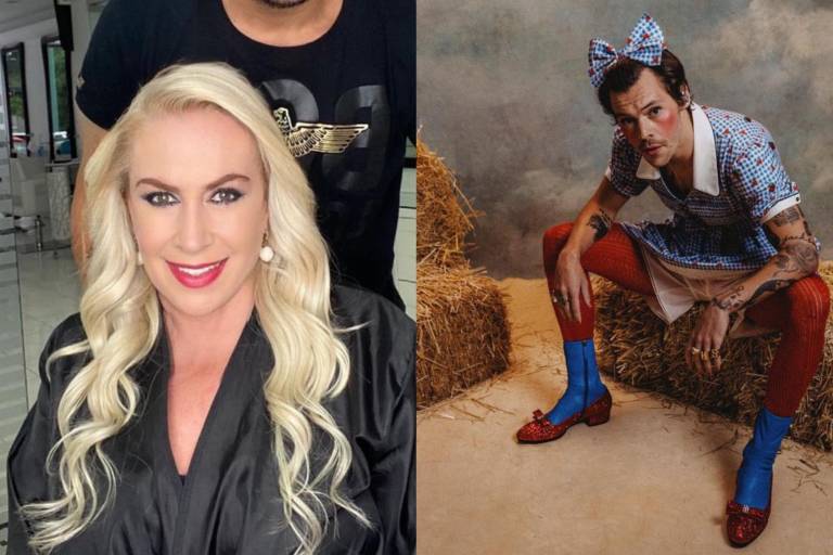 Laura Zapata genera polémica tras comentario hacia Harry Styles en vestido