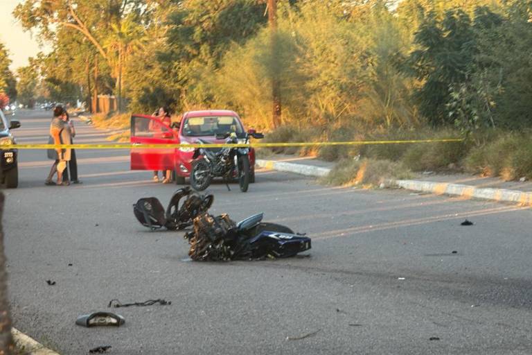 Muere motociclista tras accidentarse en carretera hacia Limoncito, en Navolato
