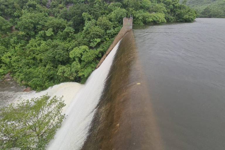 Presa El Peñón en Escuinapa llega al 100% de su capacidad por lluvias de la tormenta Nora