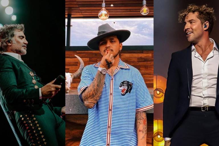 Famosos con los que Christian Nodal sí ha hecho colaboraciones