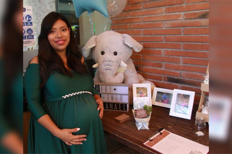 Érika Mariana, a la espera de su hijo, Natanael