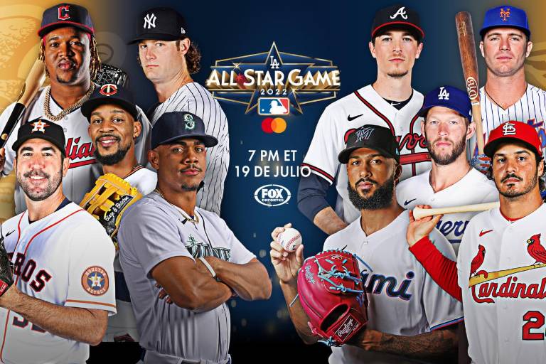 Anunciados los rósters completos del Juego de Estrellas de Grandes Ligas