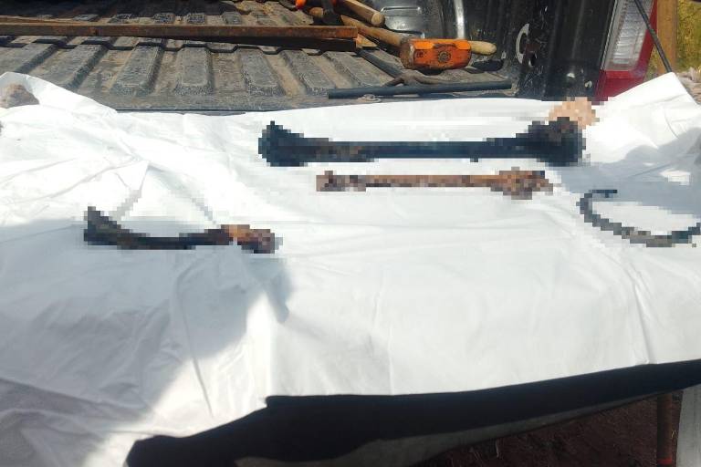 Hallan restos humanos dentro de una noria en predio agrícola de Salvador Alvarado