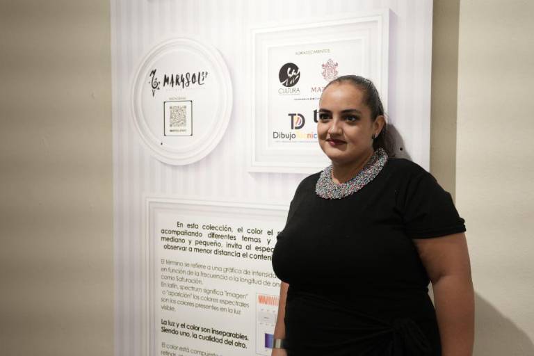 Explora Marysol Galván los colores en ‘Espectro visible’