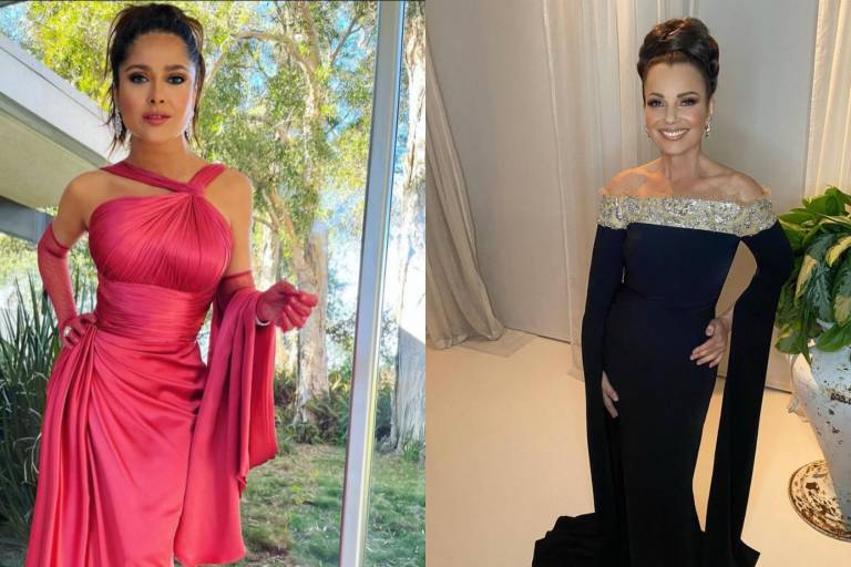 Salma Hayek y Fran Drescher sufren percance en un baño