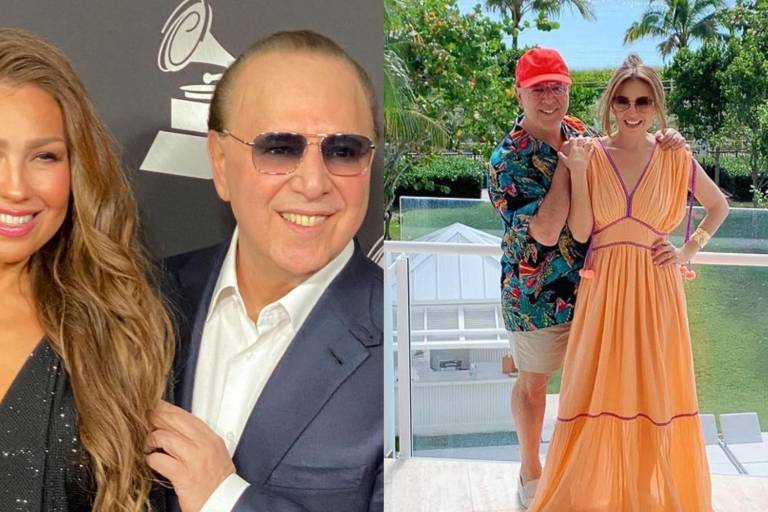 Tommy Mottola y Thalía celebran 21 años desde su lujosa boda en Nueva York
