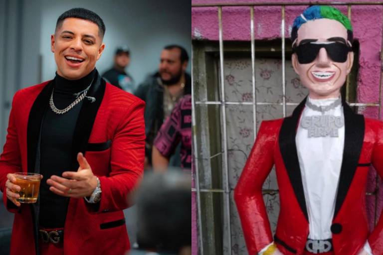 Eduin Caz, líder de Grupo Firme, ya tiene su propia piñata