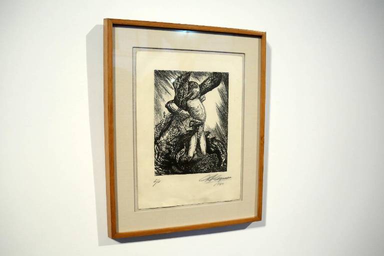 ’El crucificado’ de David Alfaro Siqueiros, es la Pieza del Mes del Masin