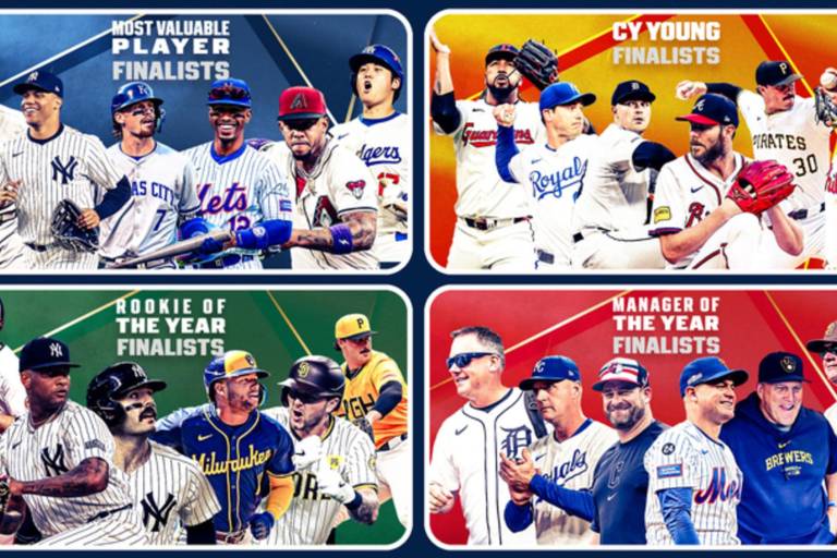 Anuncian a los finalistas del JMV, Cy Young, Mánager y Novato del Año en cada liga