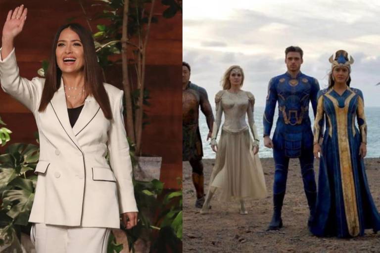 En entrevista Salma Hayek llora al verse caracterizada como ‘Ajak’ para ‘Eternals’