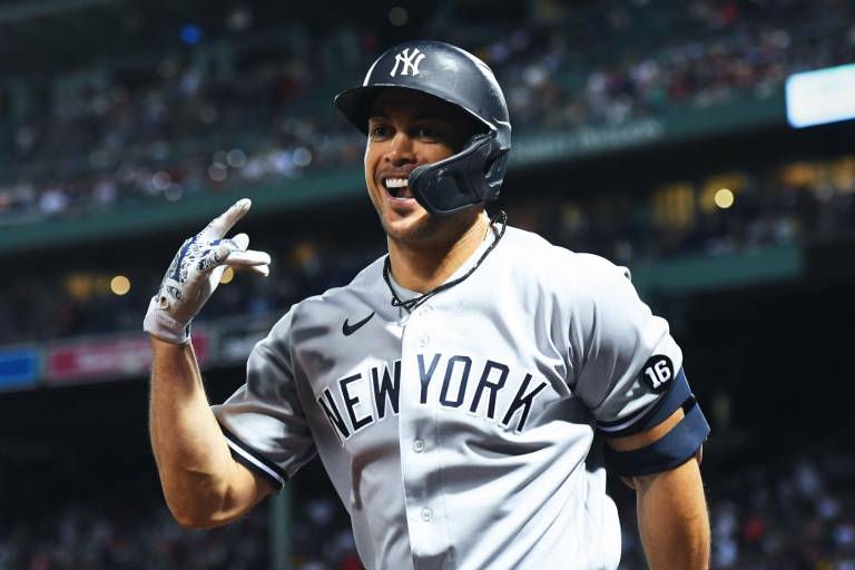 Giancarlo Stanton es el Jugador de la Semana en la Liga Americana