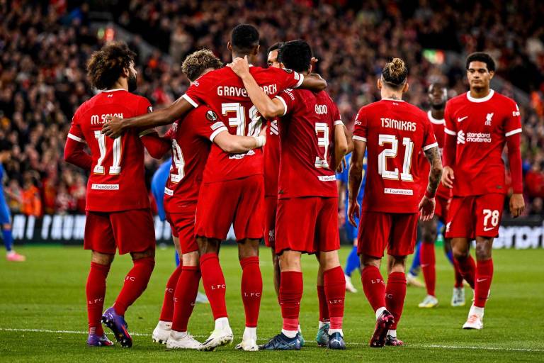 Liverpool liga victorias para llegar a seis puntos en la Europa League