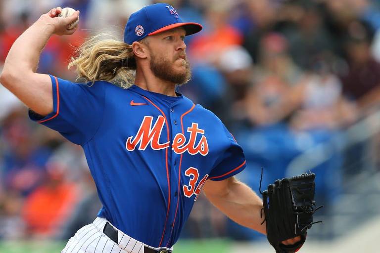 Noah Syndergaard impresiona en salida de rehabilitación