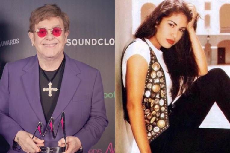 Elton John homenajea a Selena Quintanilla con una fotografía en Instagram