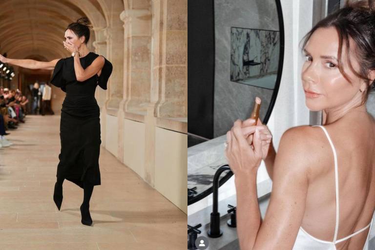 Victoria Beckham llora en su desfile de París