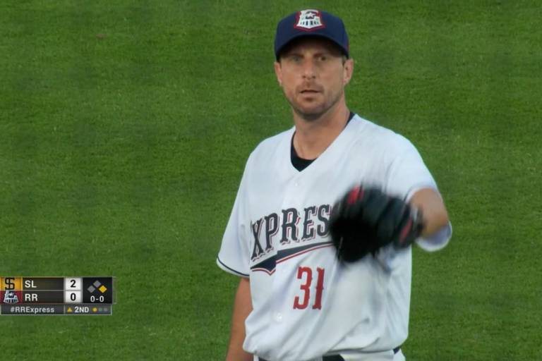 Rehabilitación de Scherzer se estanca debido a problema en un nervio