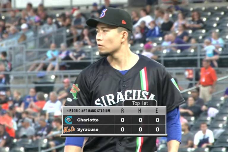 Kodai Senga realizó presentación de rehabilitación en Triple A