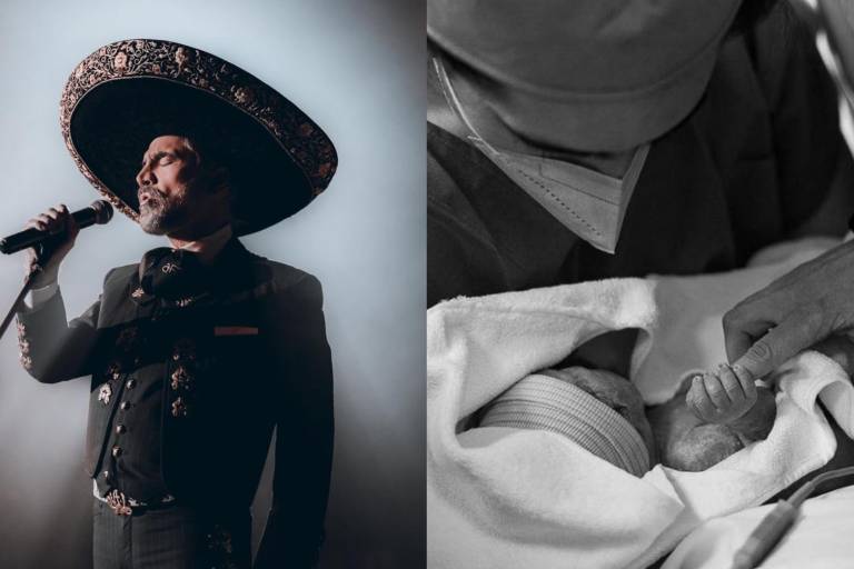 Alejandro Fernández da la bienvenida a Mía, su segunda nieta