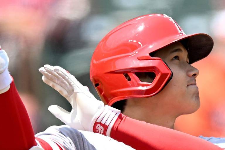 Ohtani y Trout potencian remontada de Angelinos en Baltimore