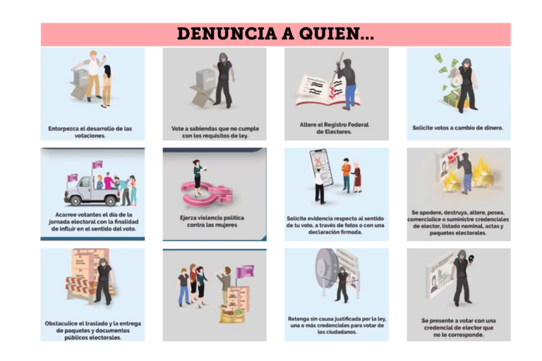 Exhorta FISEL de FGR a denunciar actos que violen la ley electoral