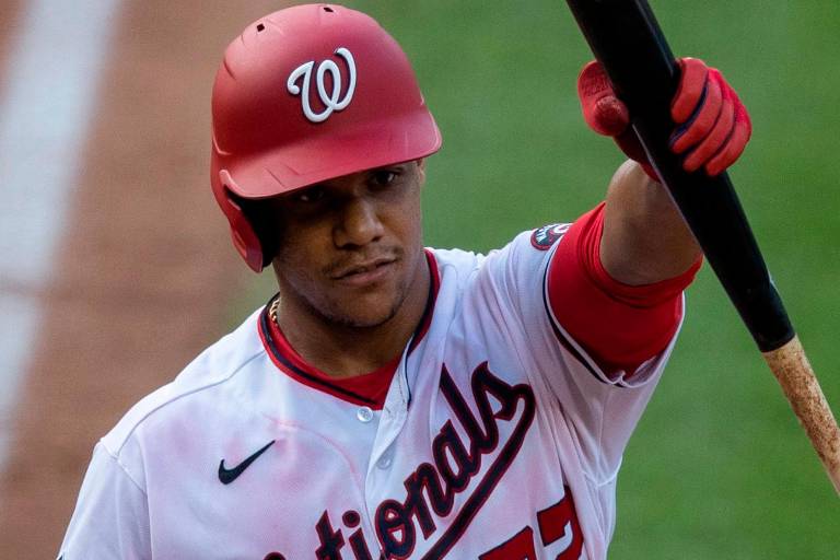 Juan Soto queda fuera del juego del lunes tras golpe