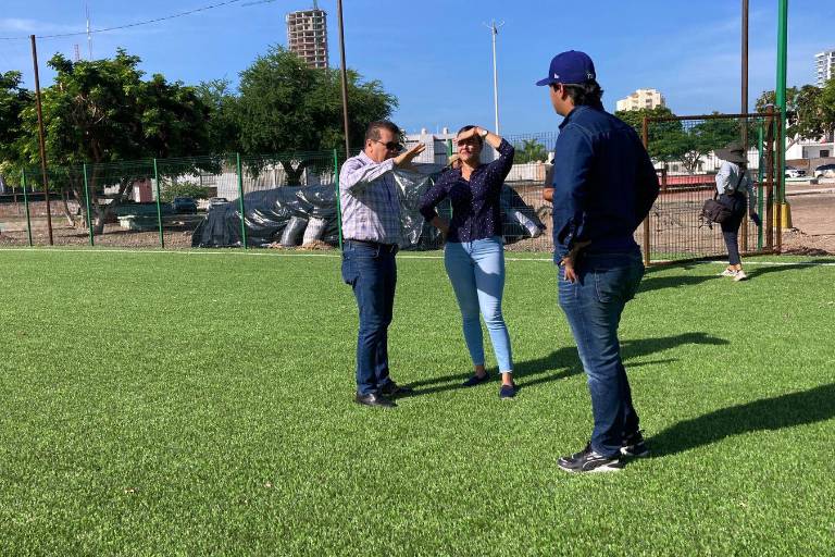 Rehabilitan Unidad Deportiva Sahop en Mazatlán con una inversión de cerca de $5 millones