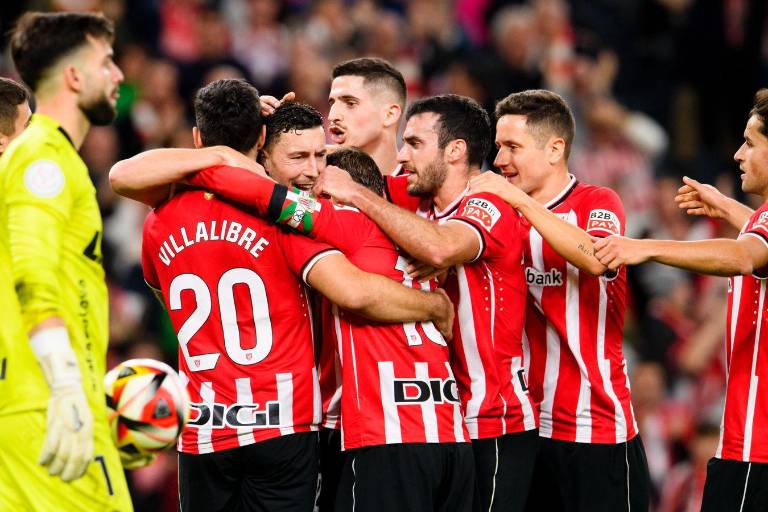 Dos goles de Asier Villalibre llevan al Athletic a cuartos de final de la Copa del Rey