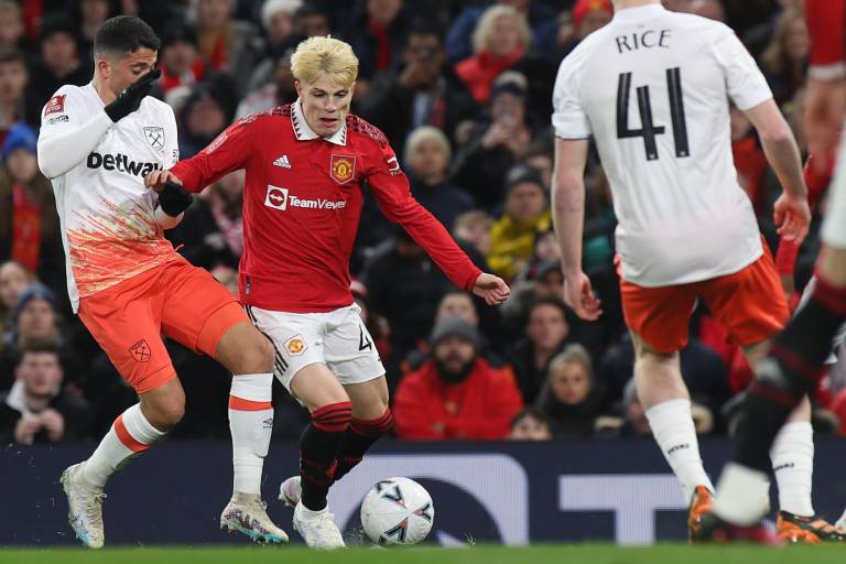 Manchester United avanza en la Copa de Inglaterra gracias a Alejandro Garnacho