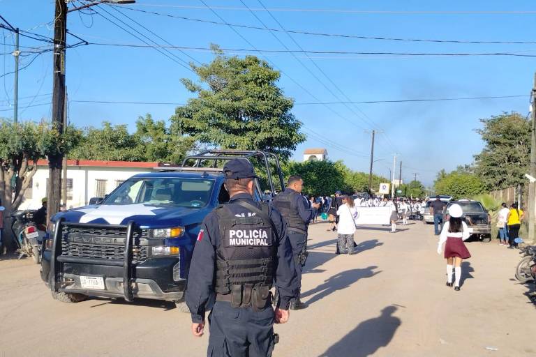 Reportan saldo blanco en el operativo de seguridad por desfile de la Revolución Mexicana en Escuinapa