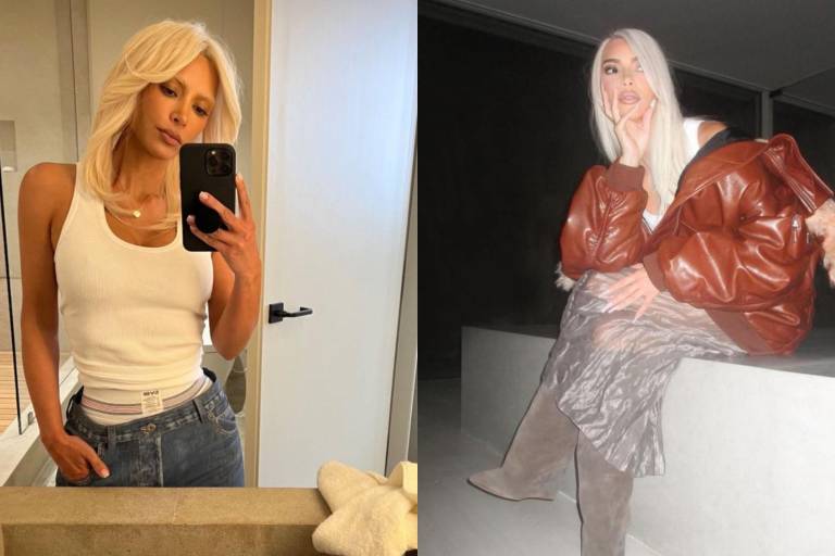 Kim Kardashian de nuevo sorprende a sus seguidores con nuevo look