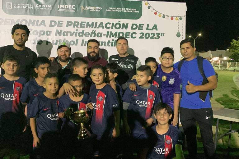 Con éxito culmina Copa Navideña Imdec 2023 de Futbol 9 Infantil