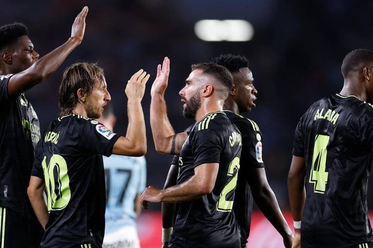 Real Madrid golea a domicilio al Celta de Vigo