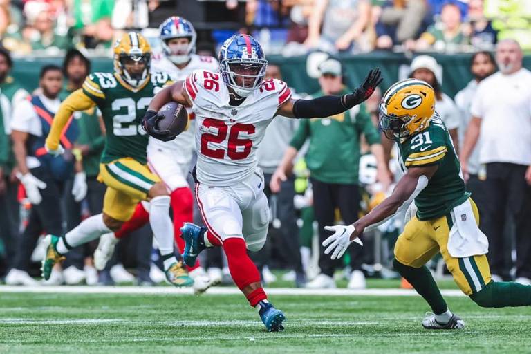 Los Giants derrotan a los Packers en Londres