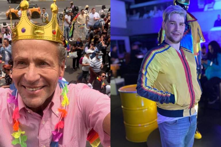 Hijo de Alfredo Adame se niega a verlo en la Marcha LGBT+
