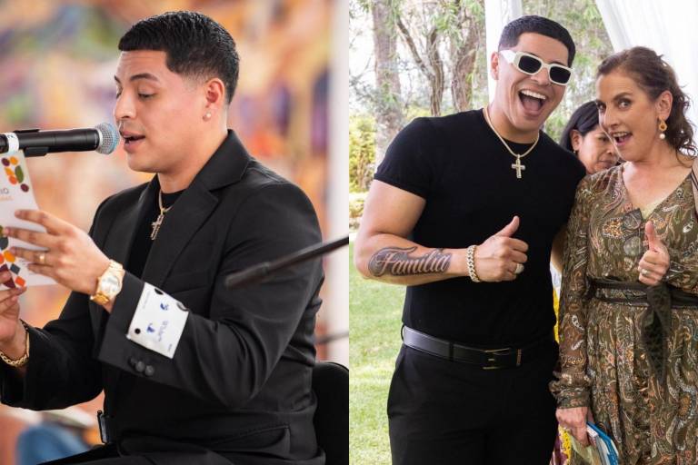 Eduin Caz lee poemas para estudiantes en el festival ‘Fandangos por la lectura’