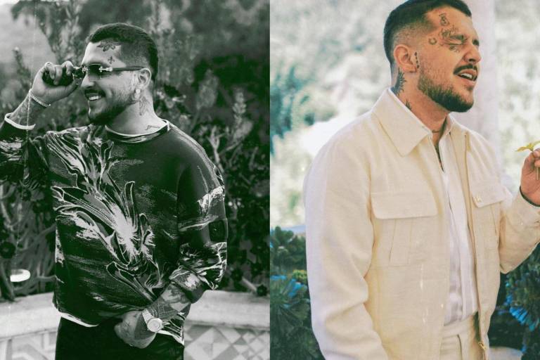 Le arrojan hielos a Christian Nodal en concierto