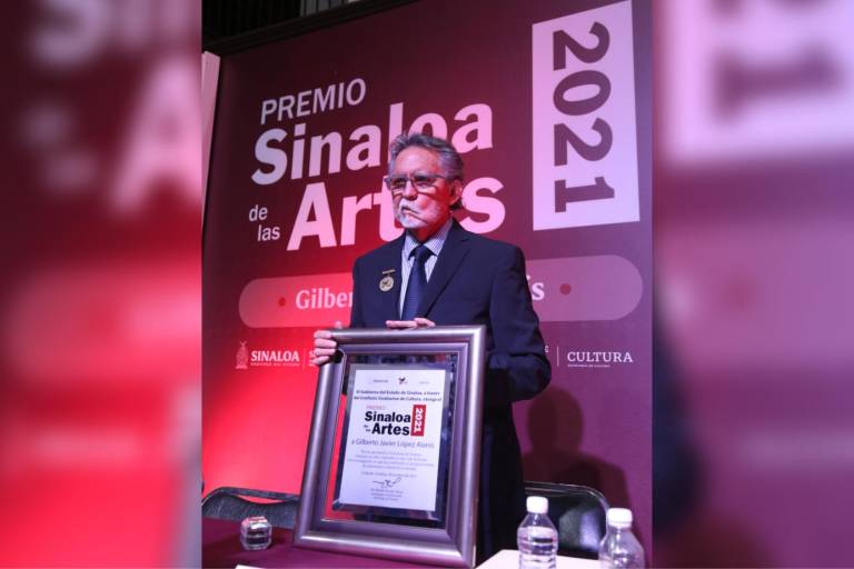 Reconocen a Gilberto López Alanís con el Premio Sinaloa de las Artes